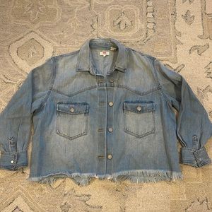 Levi’s Cropped Denim Jacket Sz S